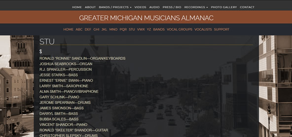 Greater Michigan Musicians Almanac